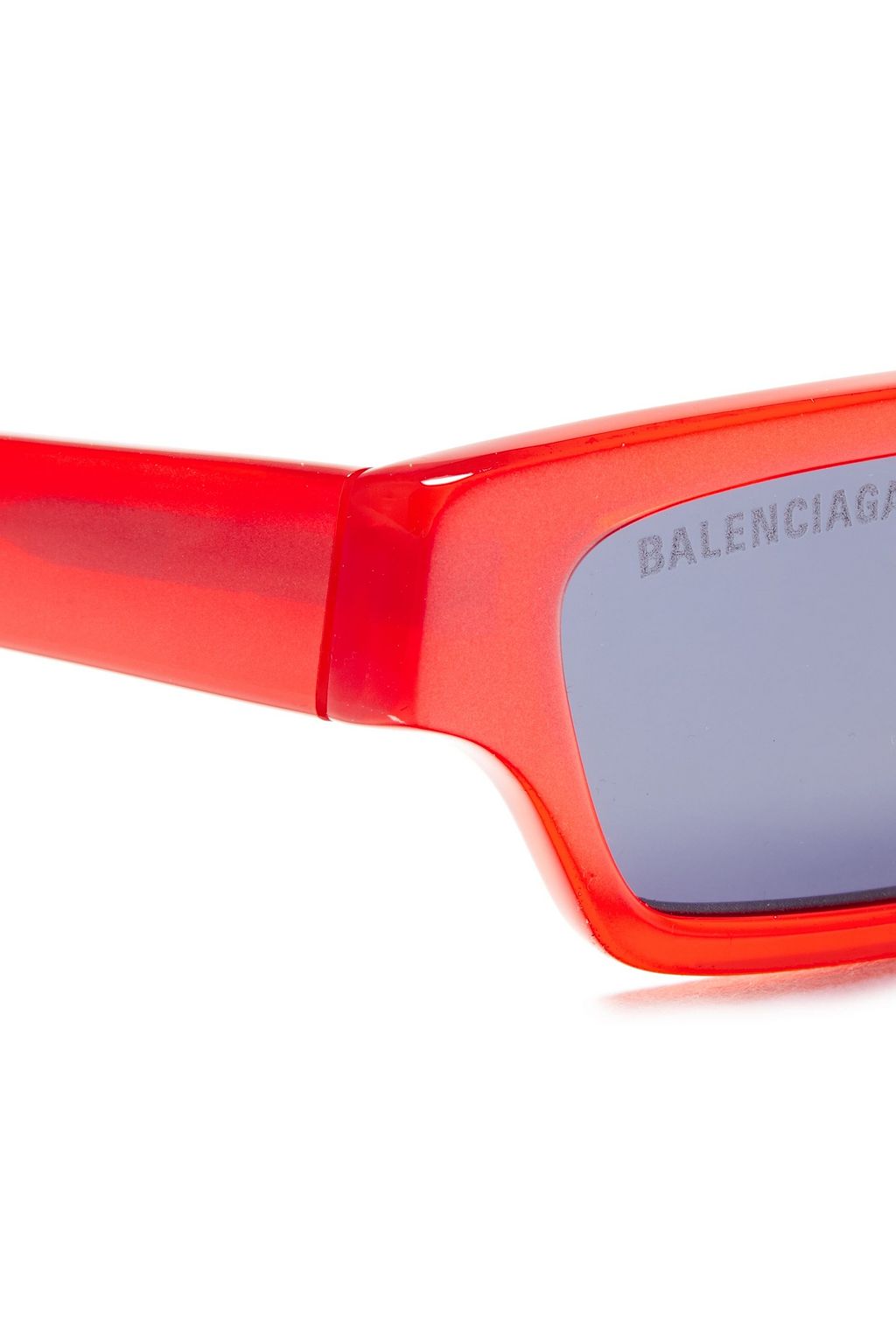 BALENCIAGA Rectangle-frame acetate sunglasses