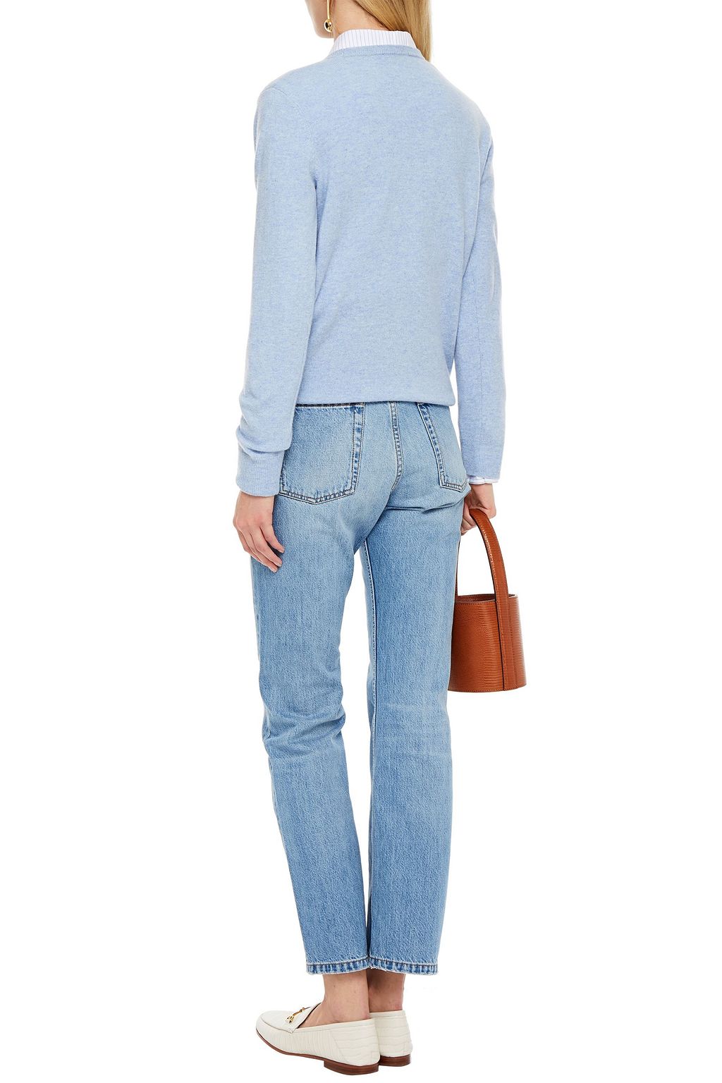 N.PEAL Mélange cashmere sweater
