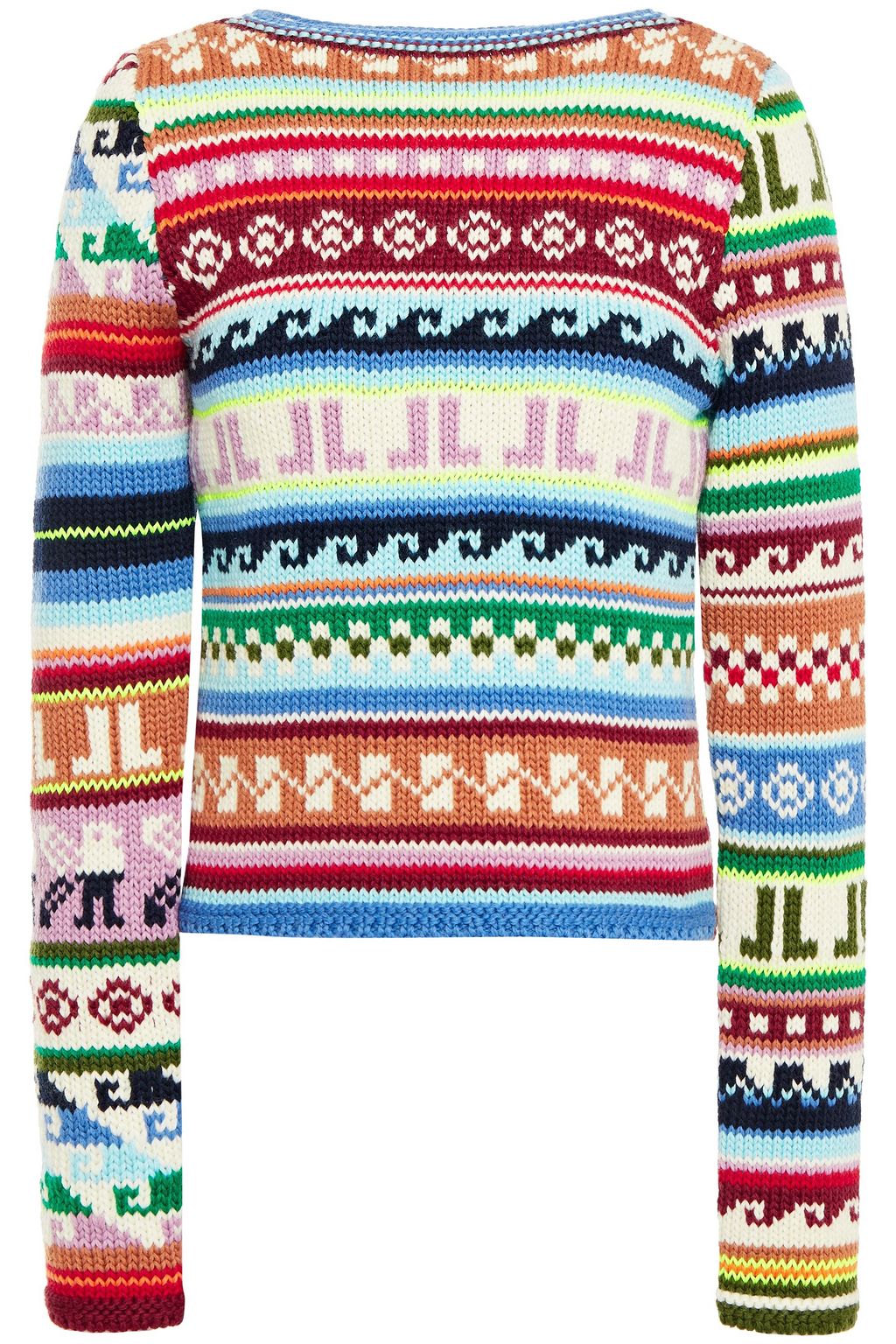 designer fair isle sweater
