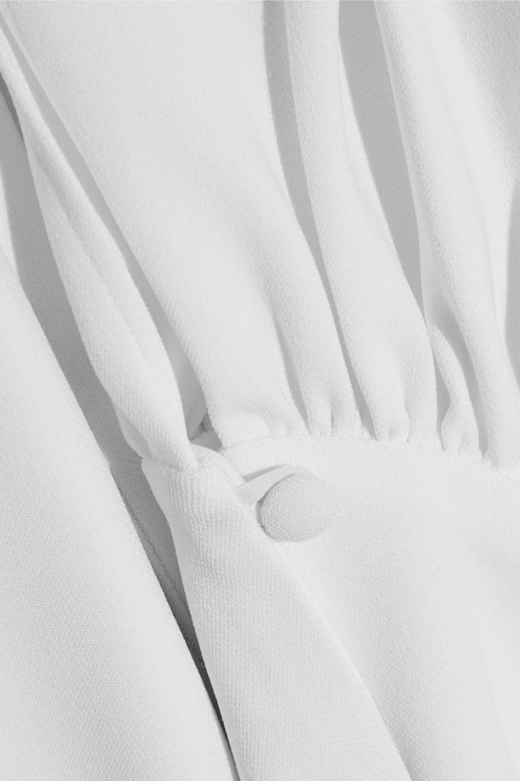 STELLA MCCARTNEY Linda gathered stretch-crepe mini dress