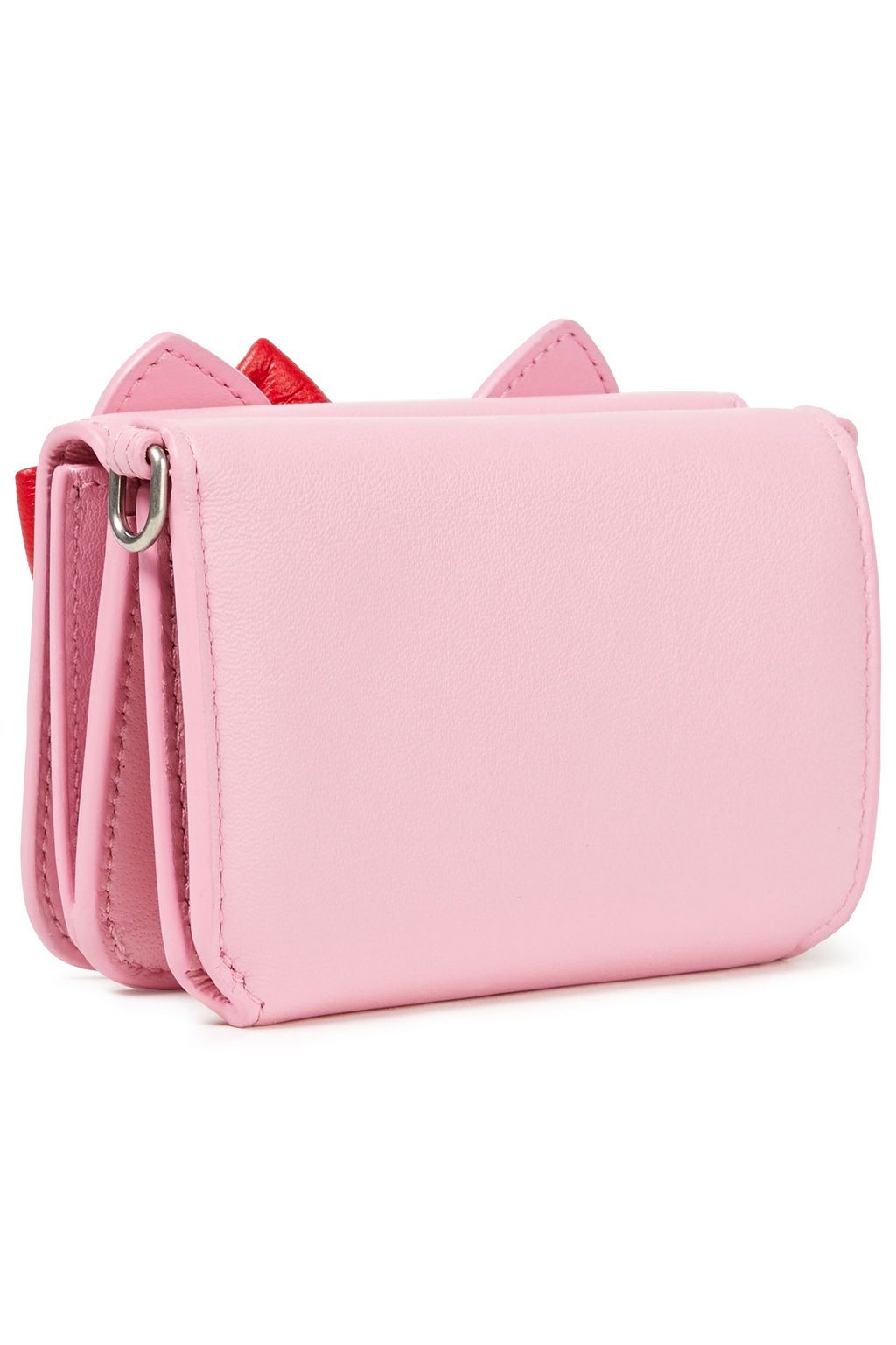 BALENCIAGA Kitty mini bow-embellished leather wallet