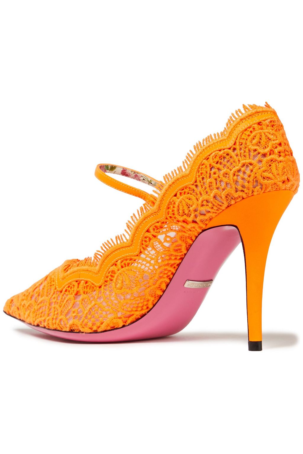 GUCCI Virgina 95 lace Mary Jane pumps