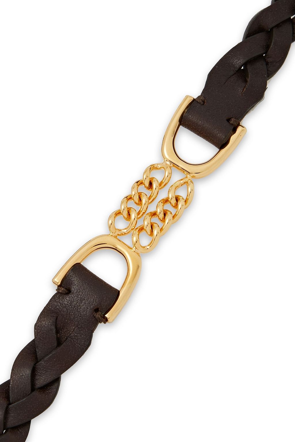 VICTORIA BECKHAM Braided leather belt