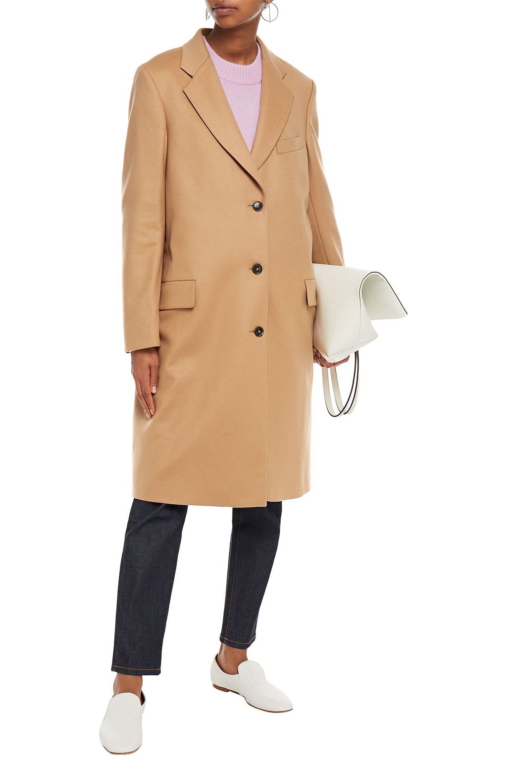 PAUL SMITH Wool and cashmere-blend felt coat