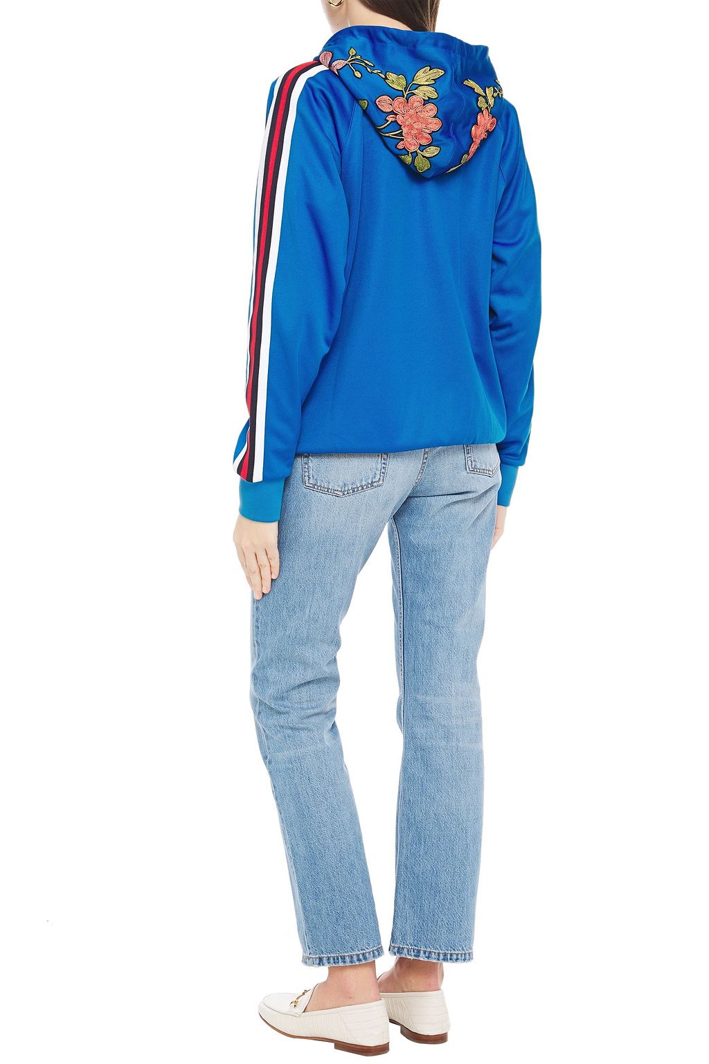 GUCCI Appliquéd jersey hoodie