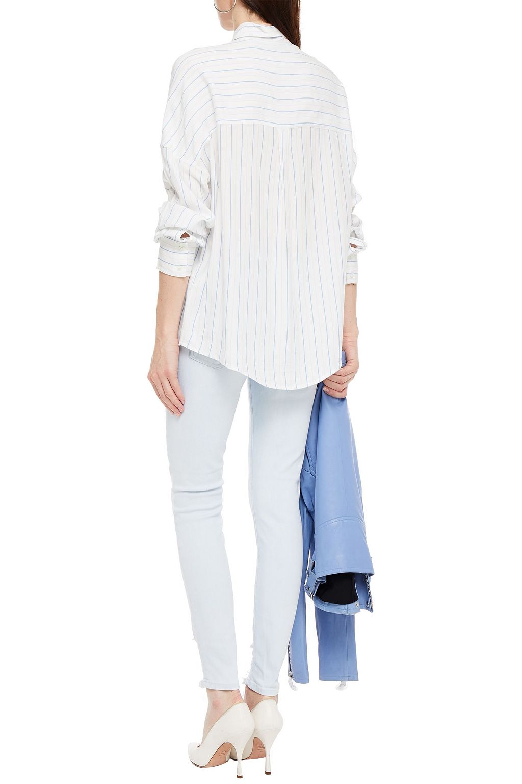 IRO Jelsa distressed mid-rise skinny jeans