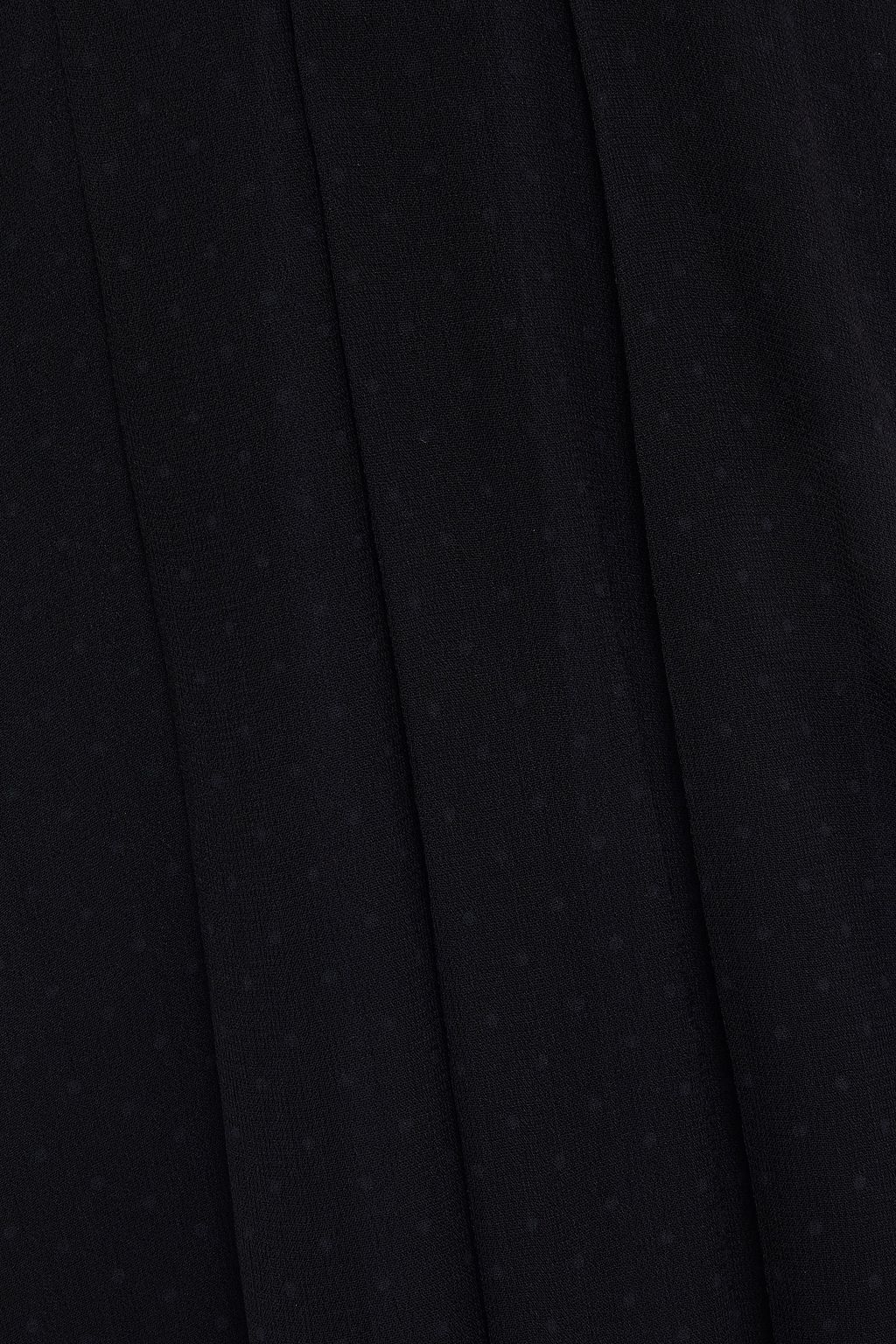 IRO Bompana pleated polka-dot georgette mini dress