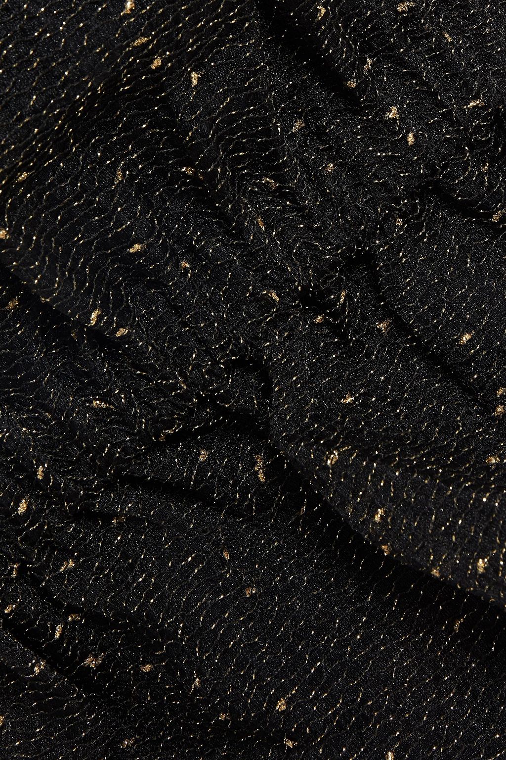 REJINA PYO Mina Oberteil aus Organza mit Stickereien und Metallic-Effekt