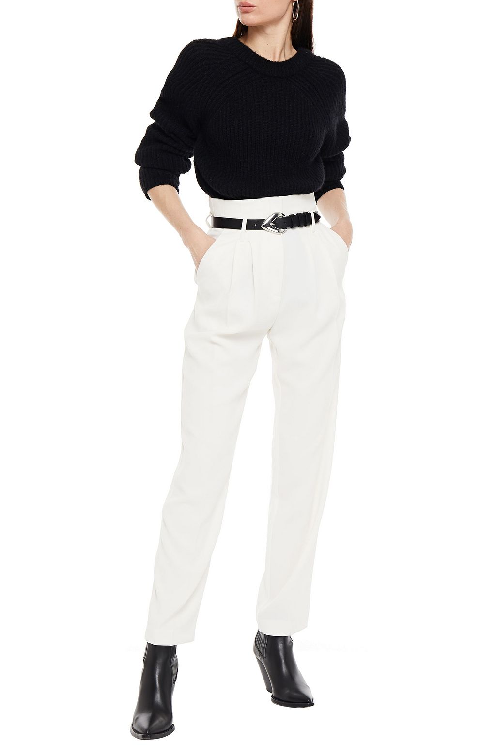 IRO Malonia crepe straight-leg pants