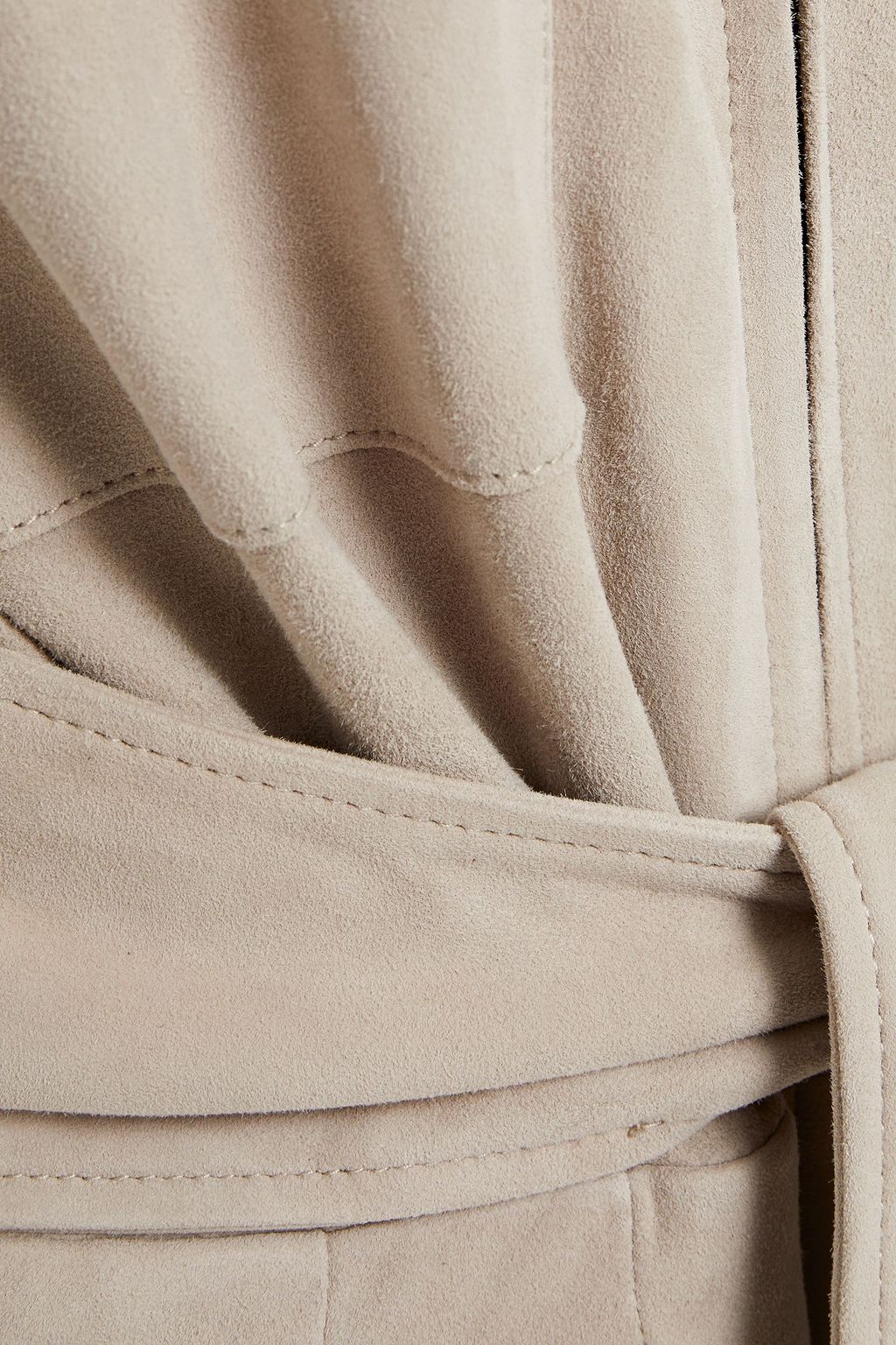 IRO Belted suede jumpsuit