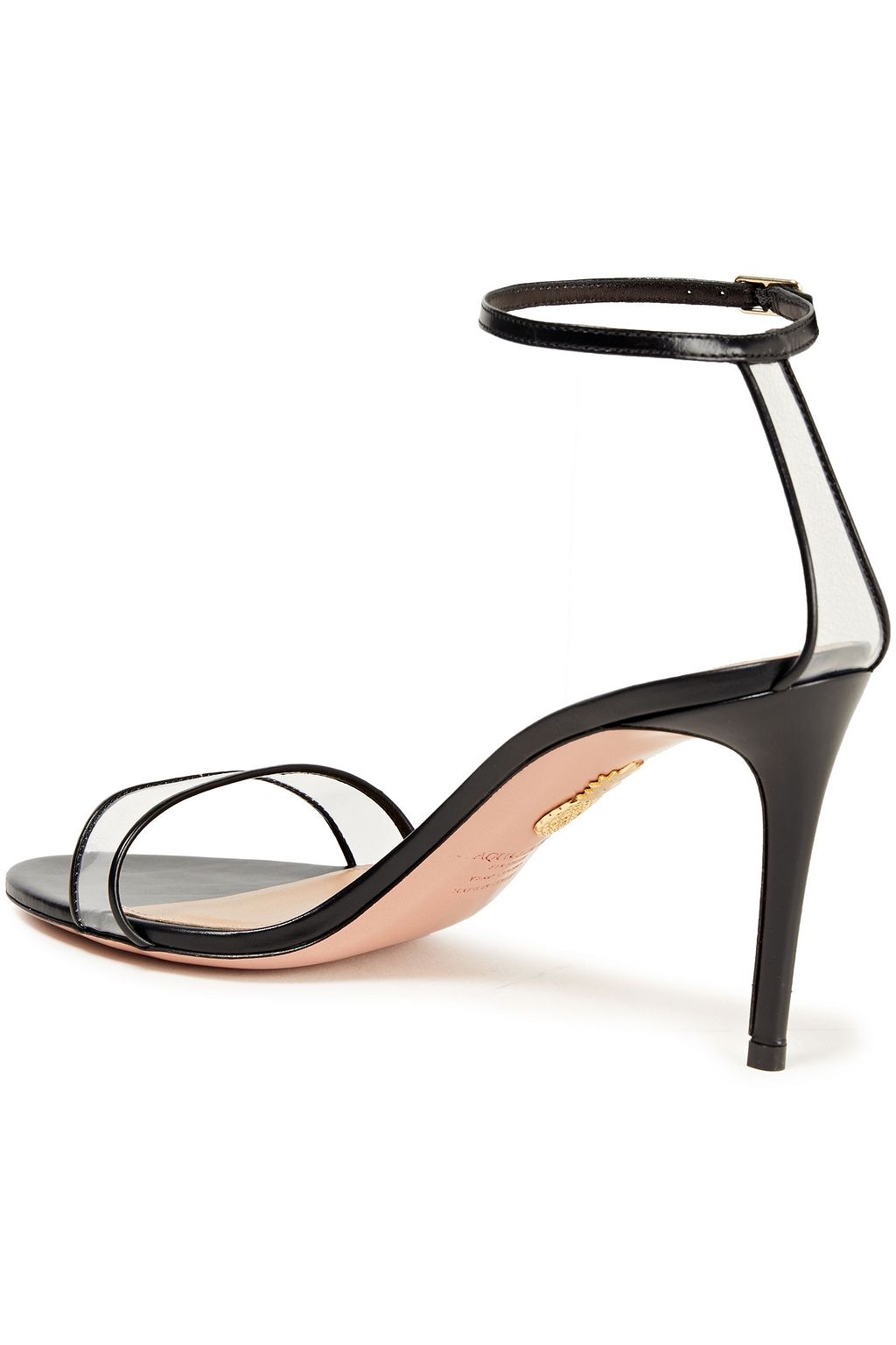 AQUAZZURA Minimalist leather and PVC sandals