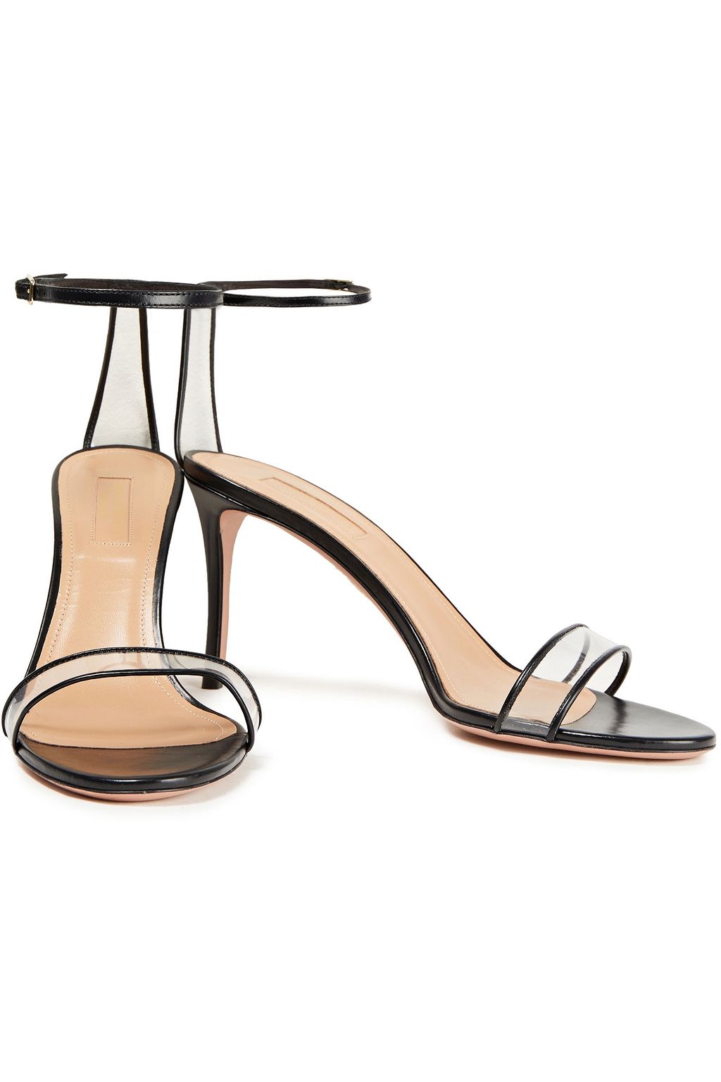 AQUAZZURA Minimalist leather and PVC sandals