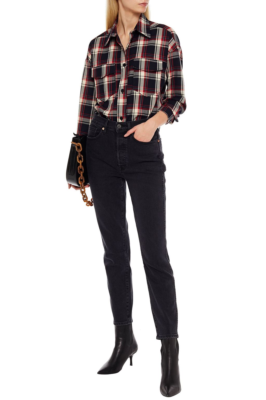 3X1 NYC Claudia high-rise slim-leg jeans