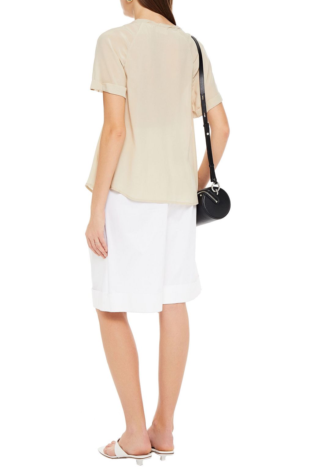 AMERICAN VINTAGE Washed cupro-blend top