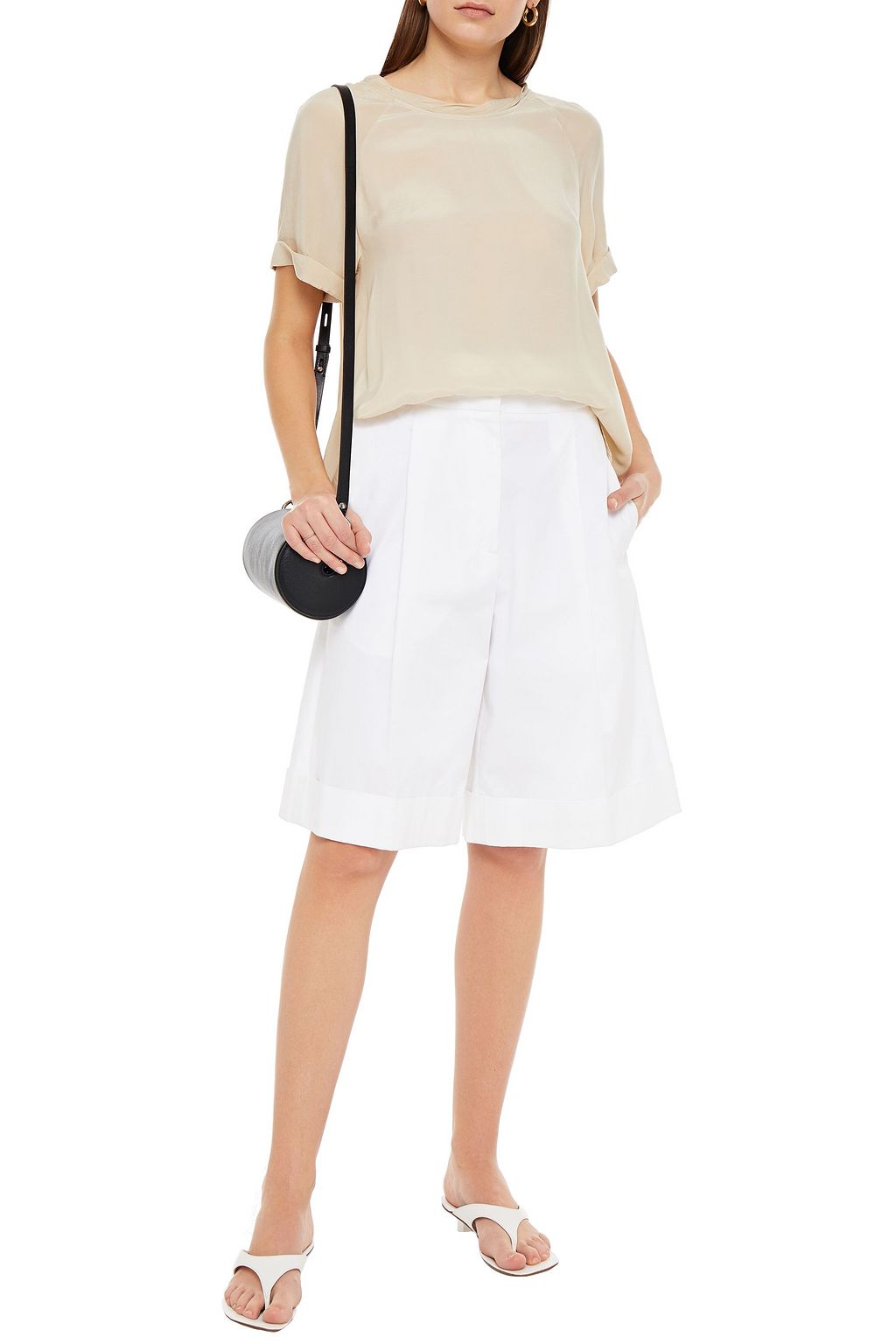 AMERICAN VINTAGE Washed cupro-blend top
