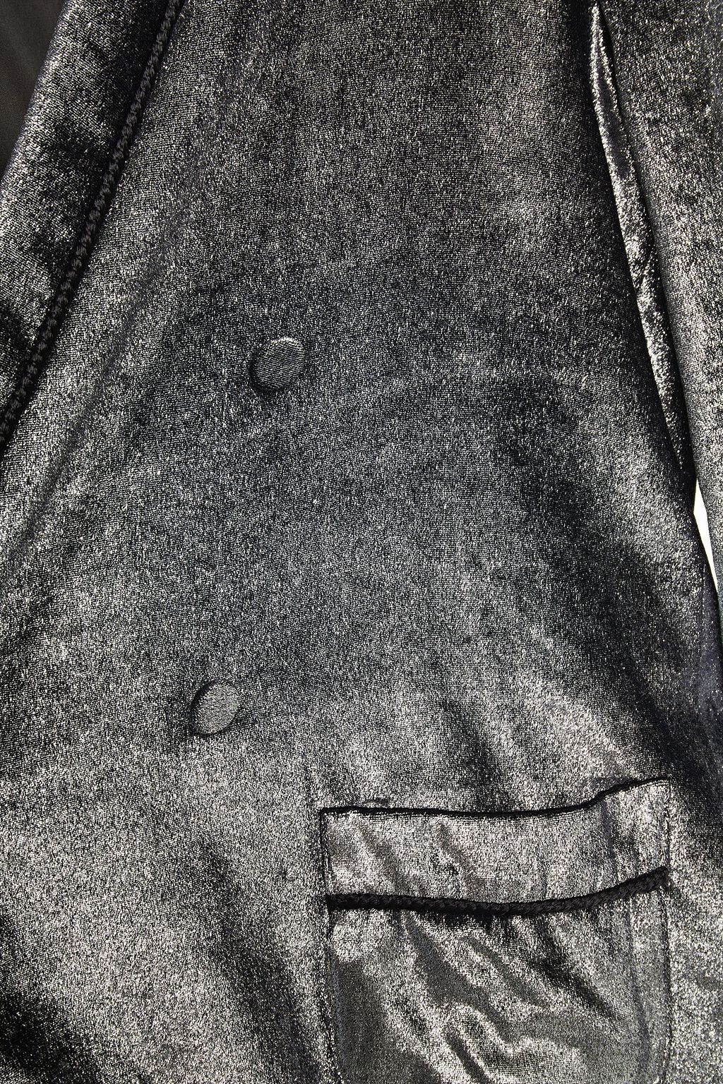 F.R.S. FOR RESTLESS SLEEPERS Ate II double-breasted metallic velvet blazer