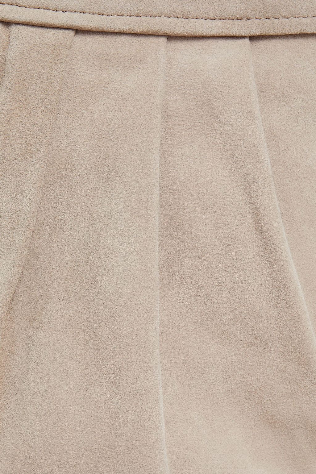 IRO Bielka pleated suede tapered pants
