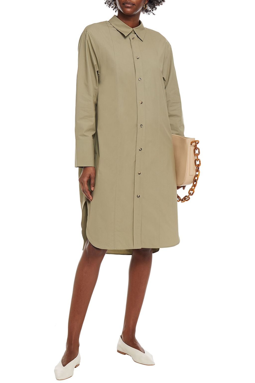 JOSEPH Cotton-poplin shirt dress