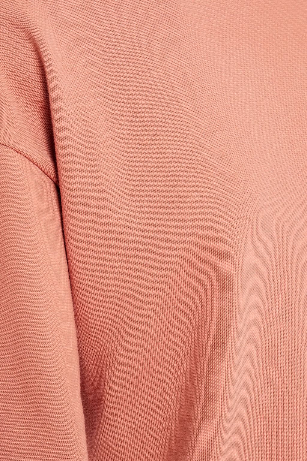 VANESSA BRUNO Cotton-poplin and French cotton-terry top
