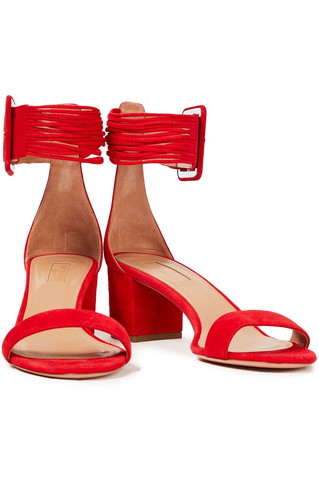 Red Suede Sandals Aquazzura The Outnet