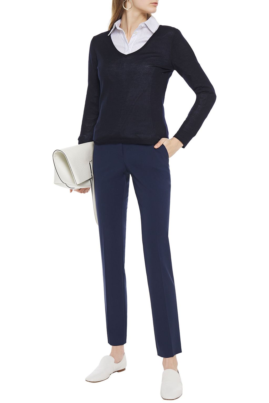 N.PEAL Mélange cashmere sweater