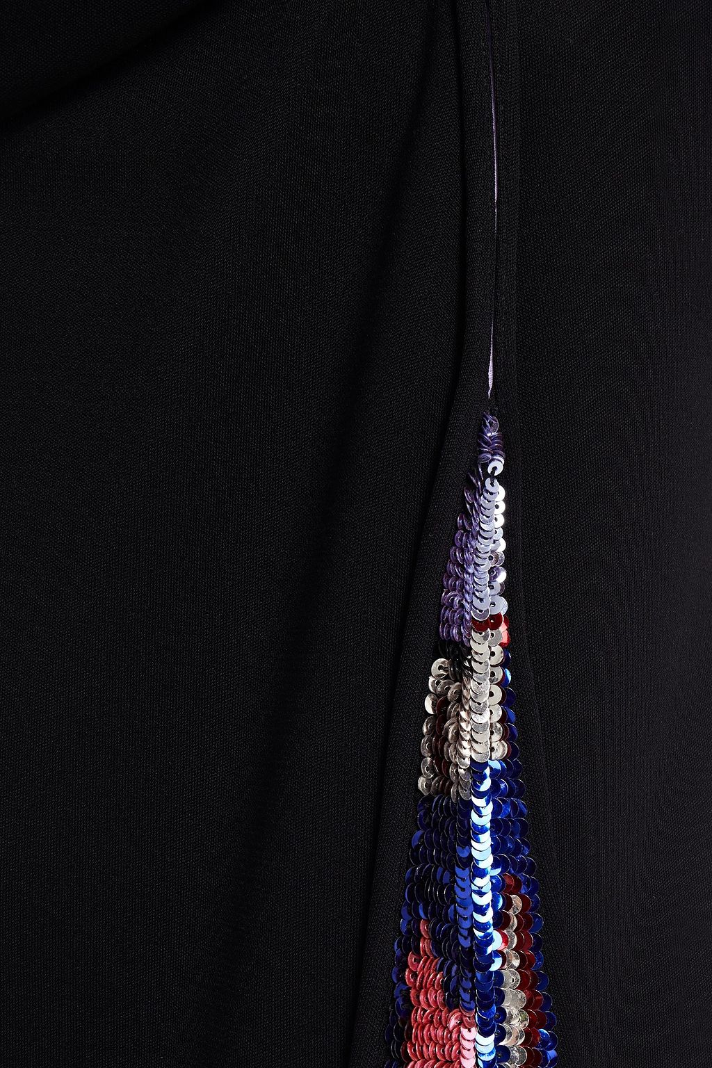 PUCCI Kleid aus Jersey mit Pailletten und asymmetrischer Schulterpartie