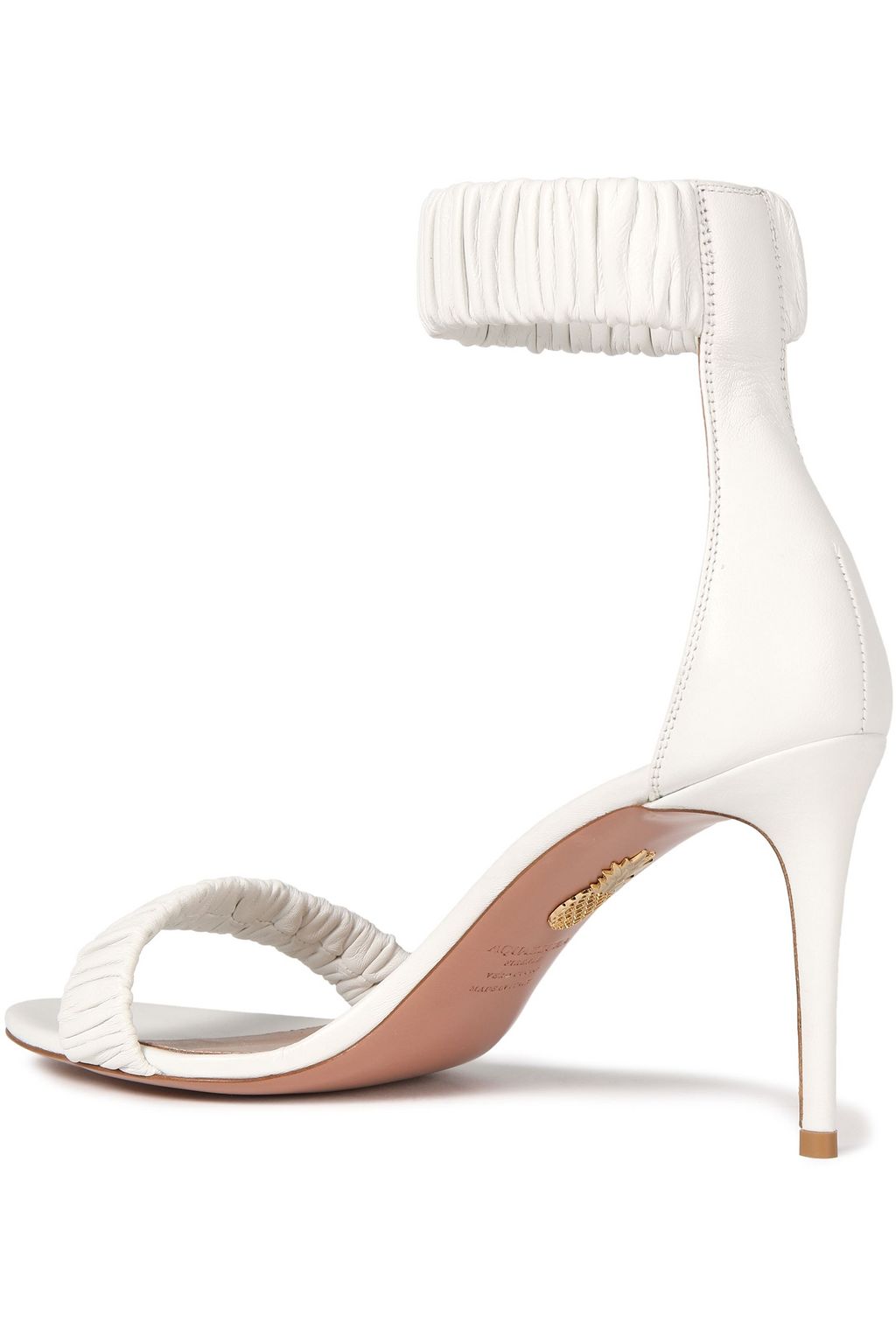 AQUAZZURA Liberty 85 leather sandals