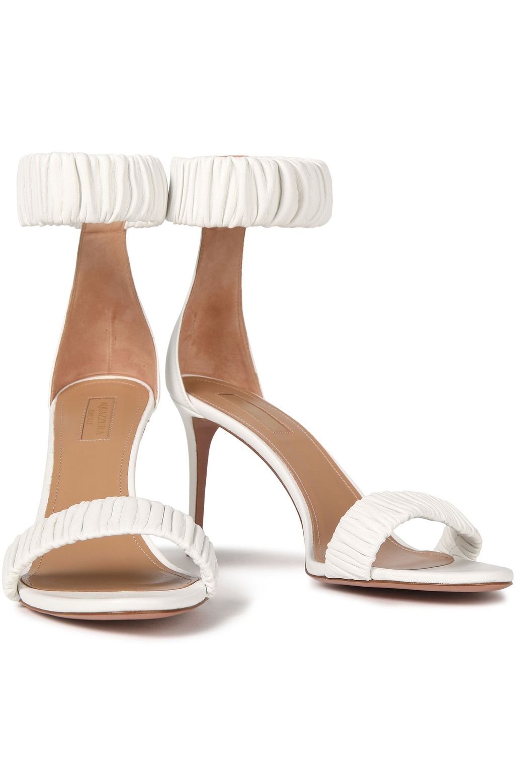 AQUAZZURA Liberty 85 leather sandals