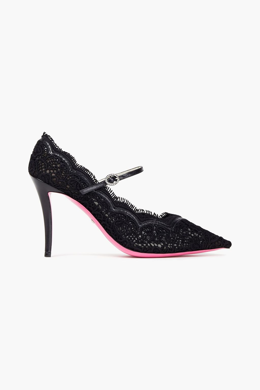 gucci virginia lace mary jane pumps