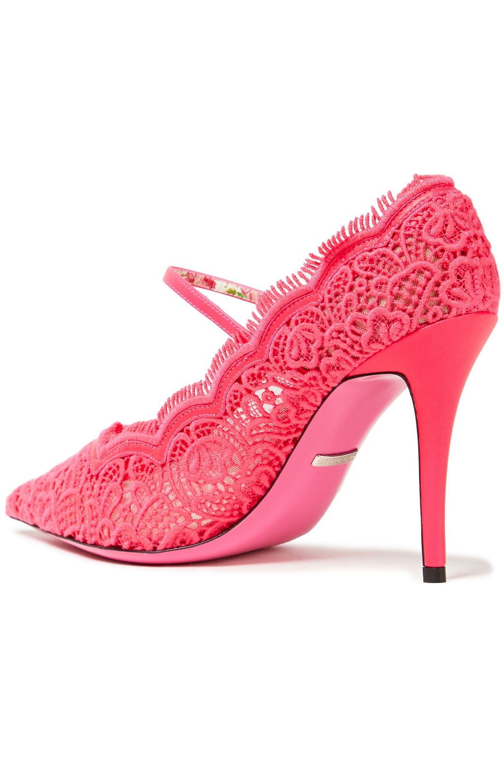 GUCCI Virgina 95 レース メリージェーンパンプス