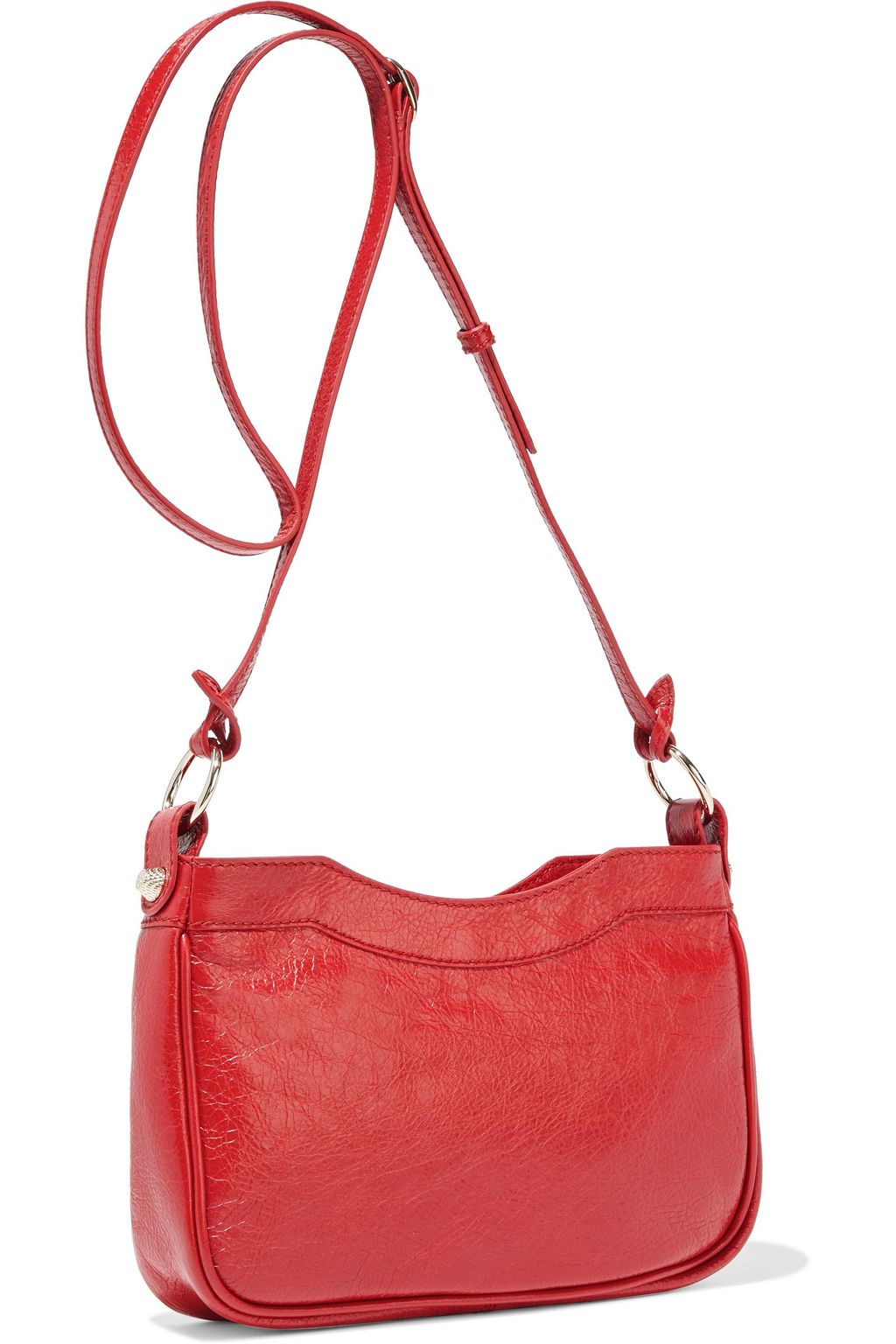 BALENCIAGA Giant 12 Hip textured-leather shoulder bag