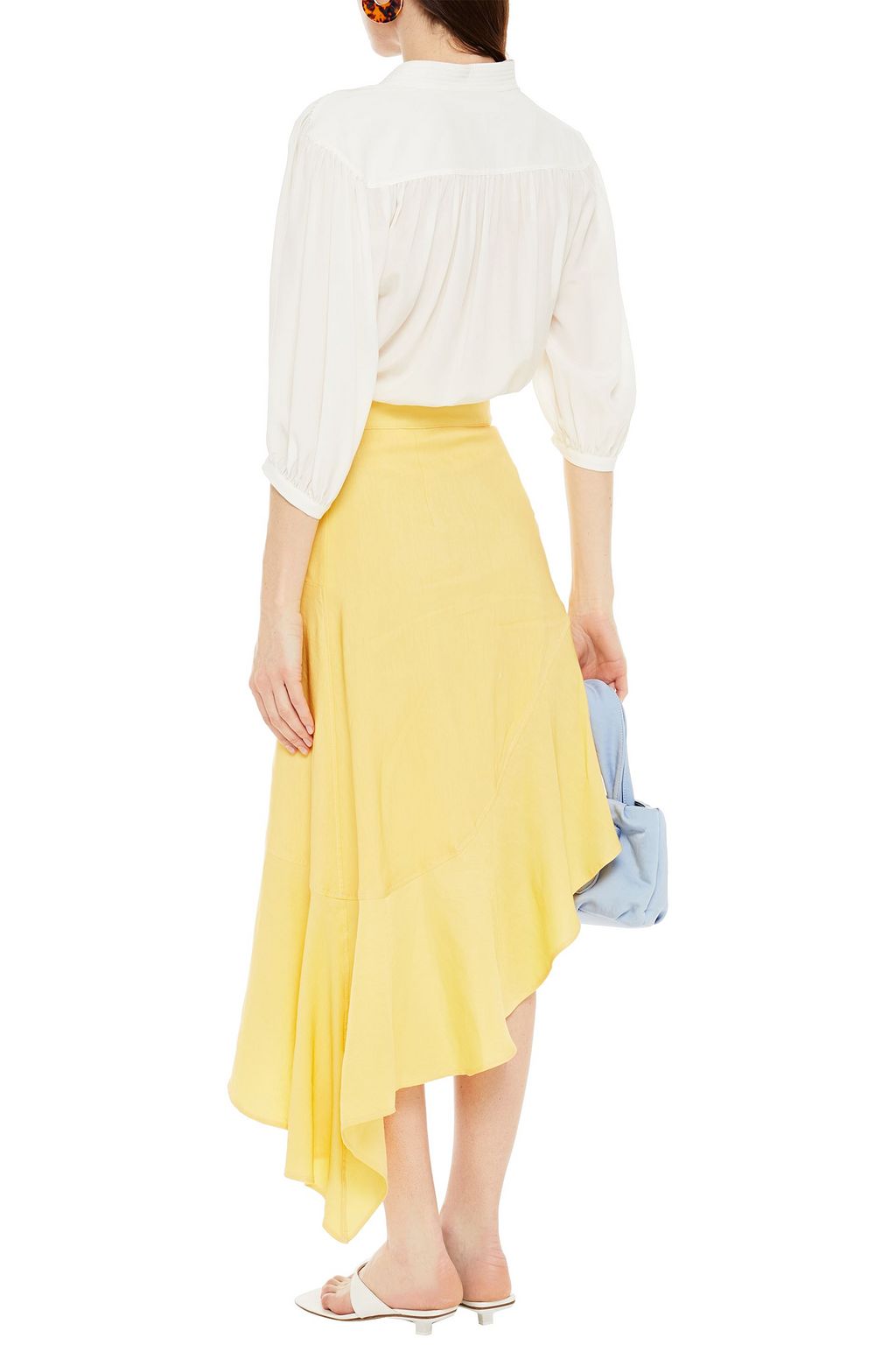 REJINA PYO Ella asymmetric woven skirt