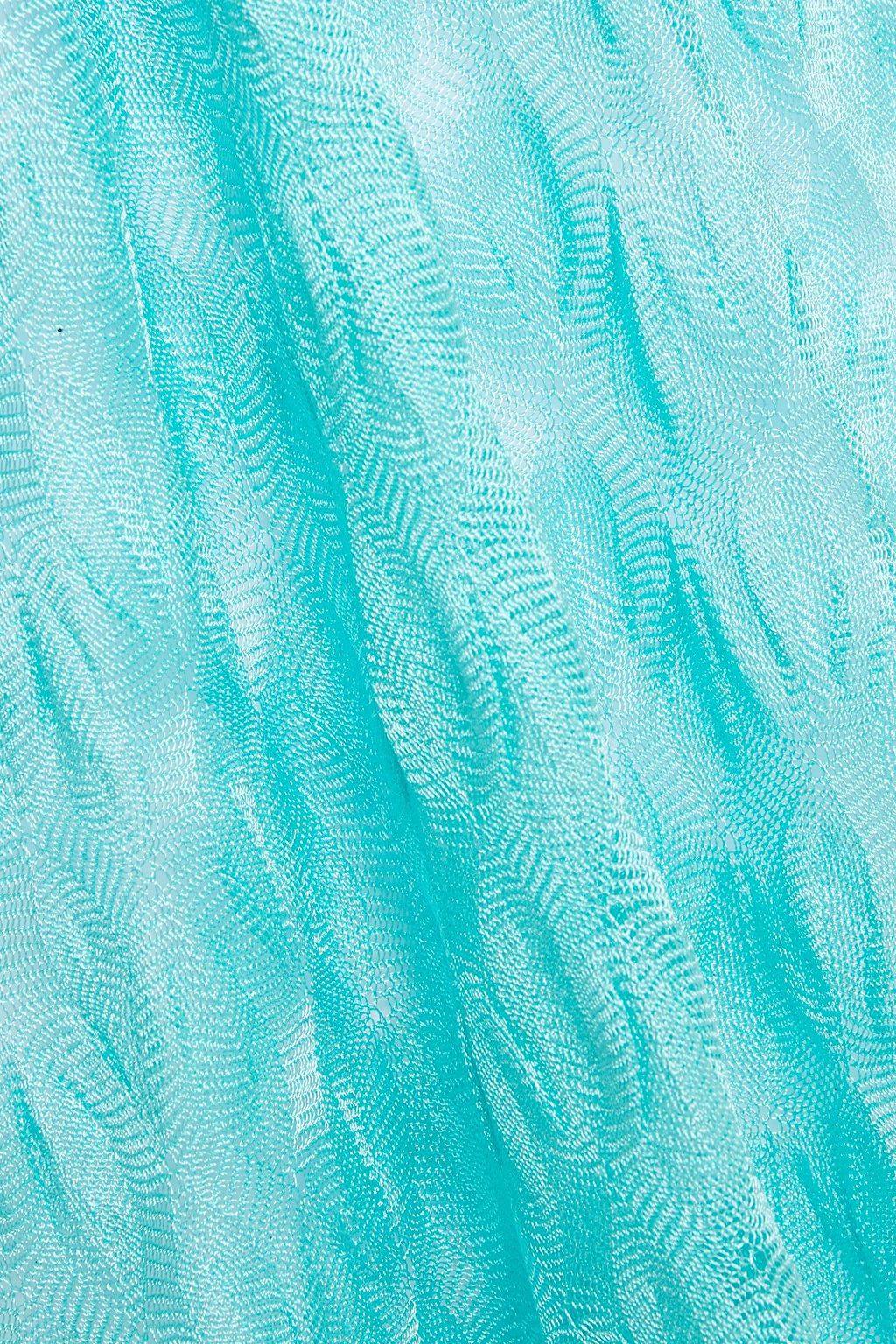 MISSONI MARE Mare lace-up crochet-knit coverup