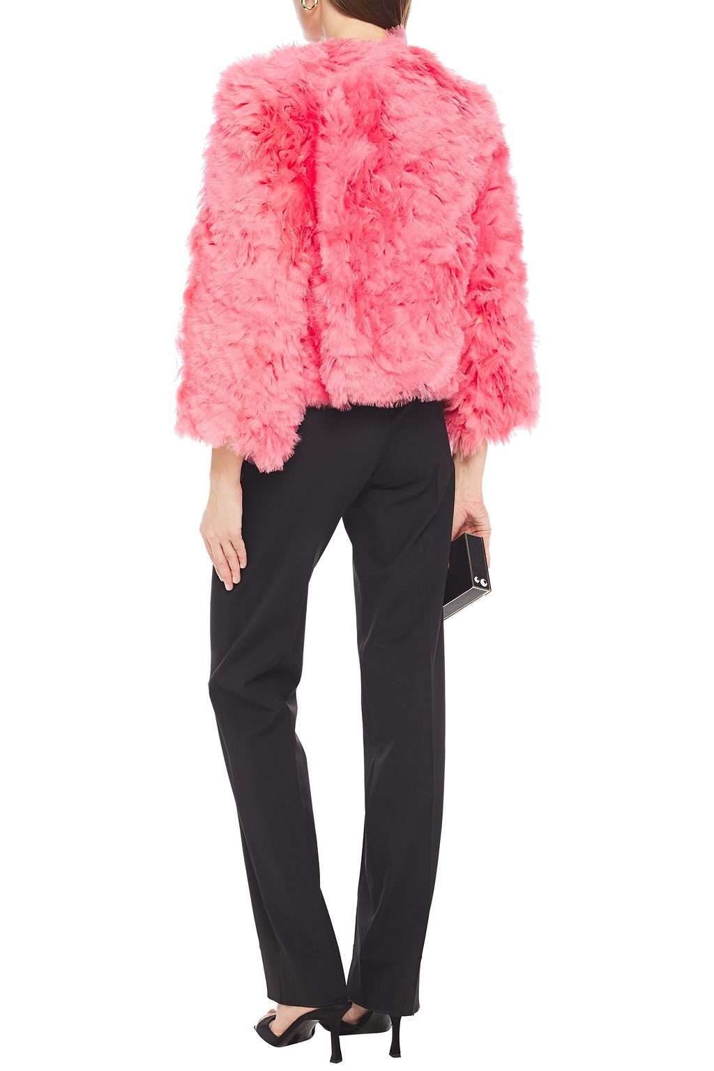 GUCCI Ruffled silk-organza jacket