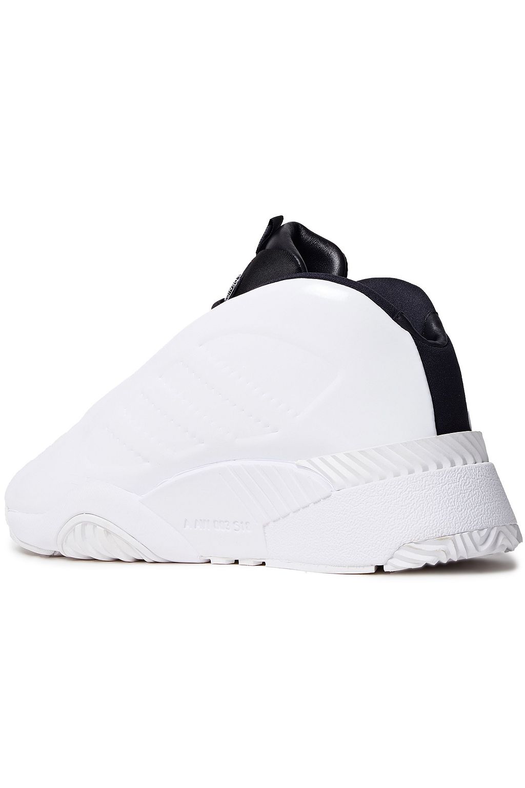 ADIDAS ORIGINALS BY ALEXANDER WANG Embossed faux leather high-top sneakers