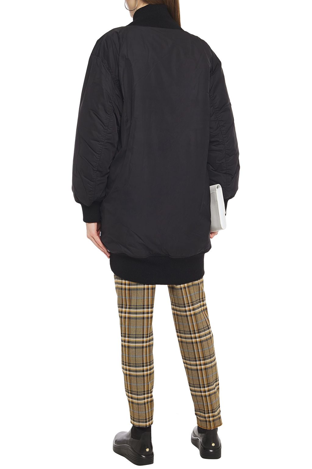 MOSCHINO Oversized printed shell bomber jacket