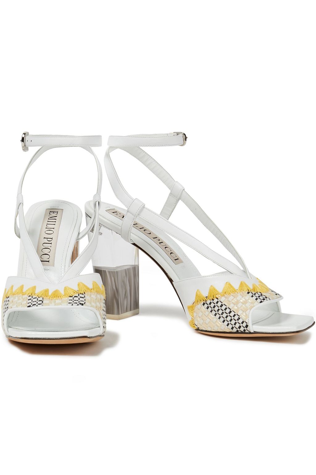 PUCCI Embroidered leather sandals