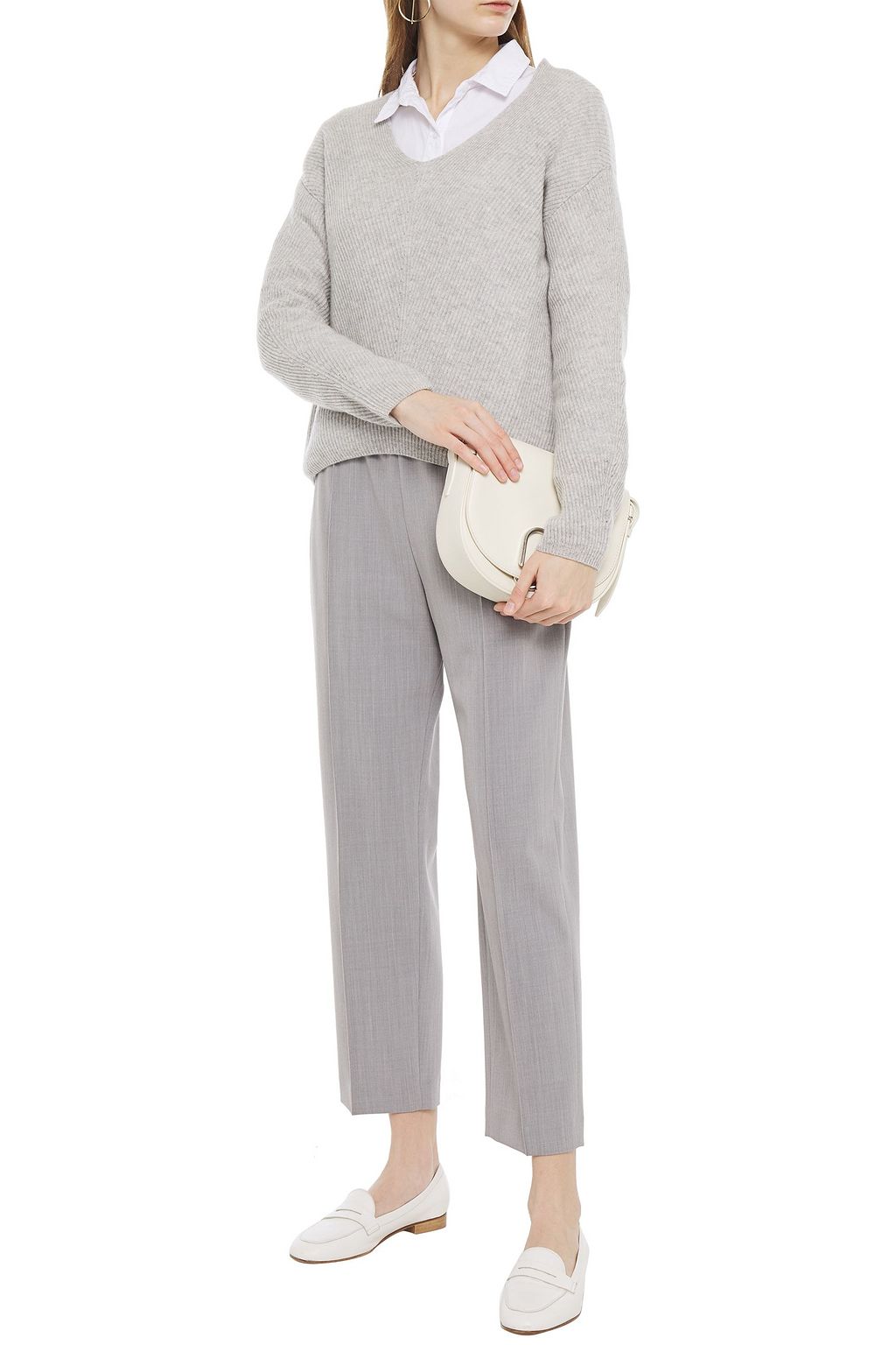 N.PEAL Ribbed cashmere sweater