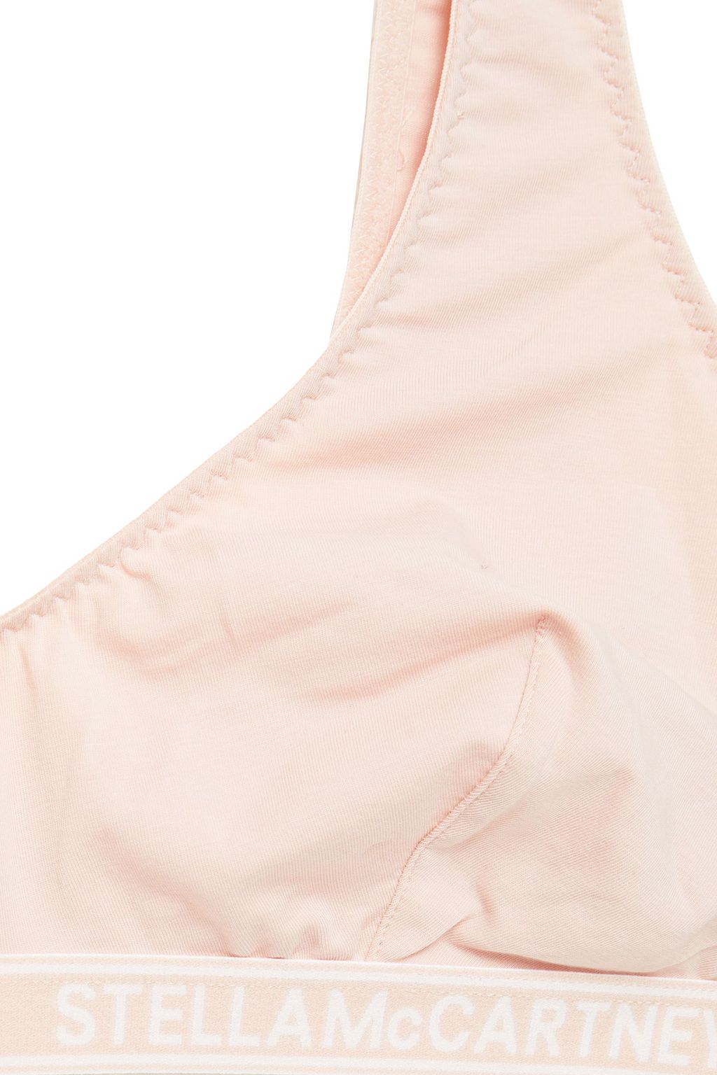 STELLA MCCARTNEY Ivy Chatting stretch-cotton jersey bralette
