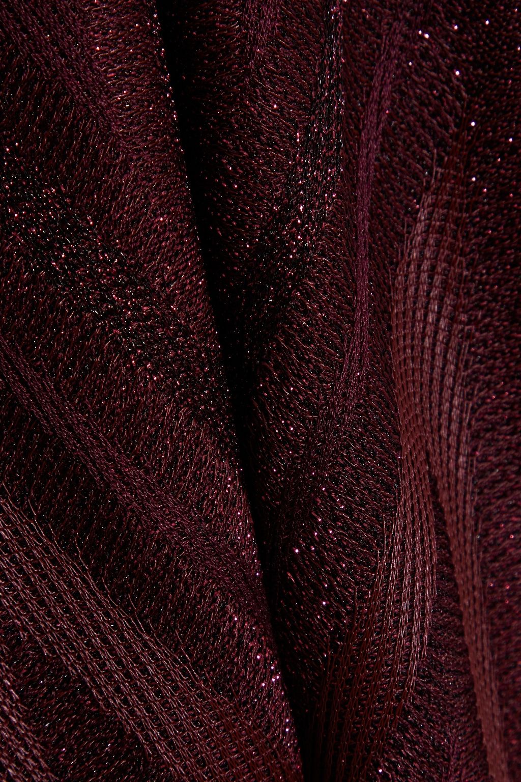 M MISSONI Metallic crochet-knit mini dress