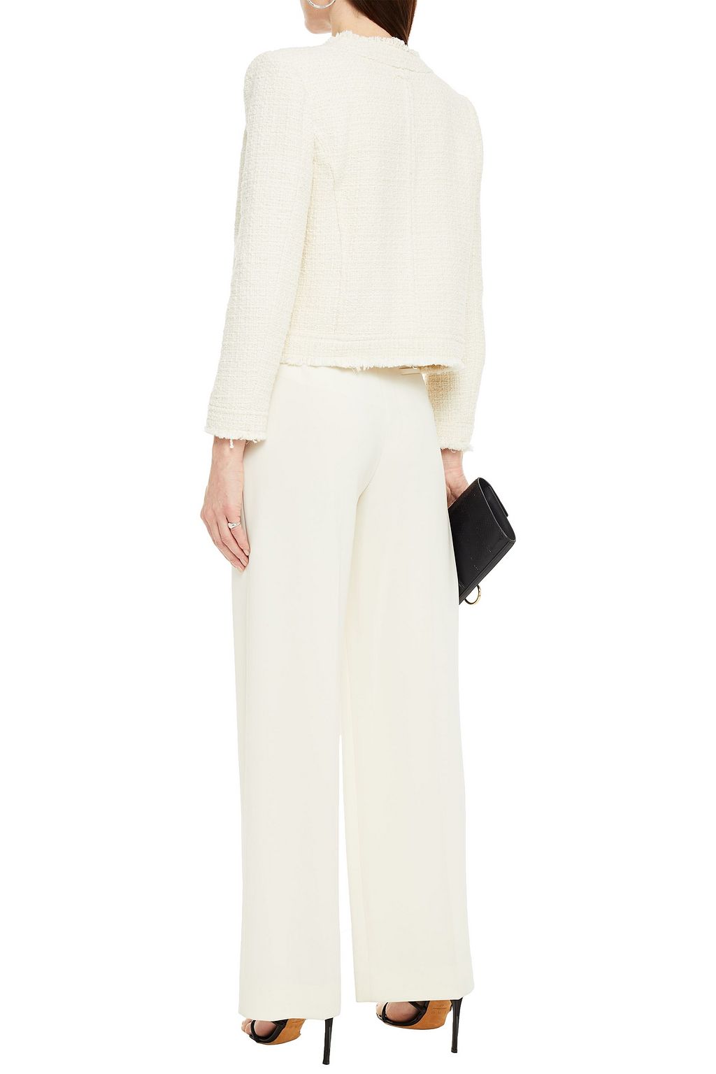 IRO Saussan metallic cotton-blend tweed jacket