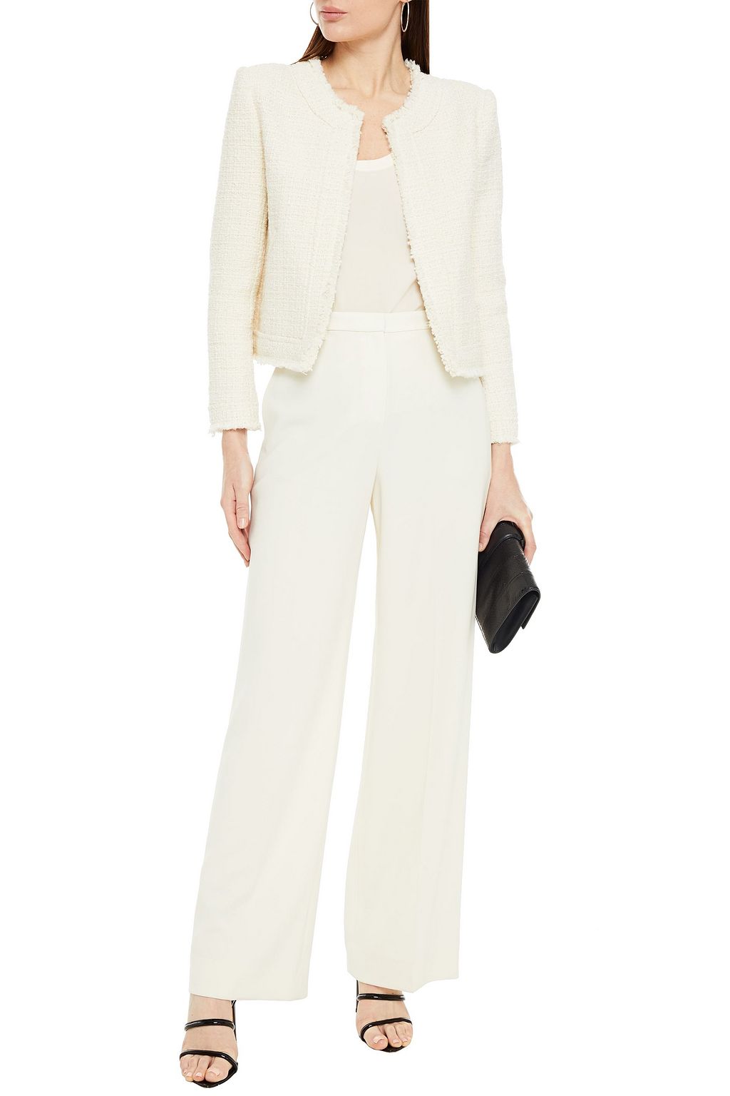 IRO Saussan metallic cotton-blend tweed jacket