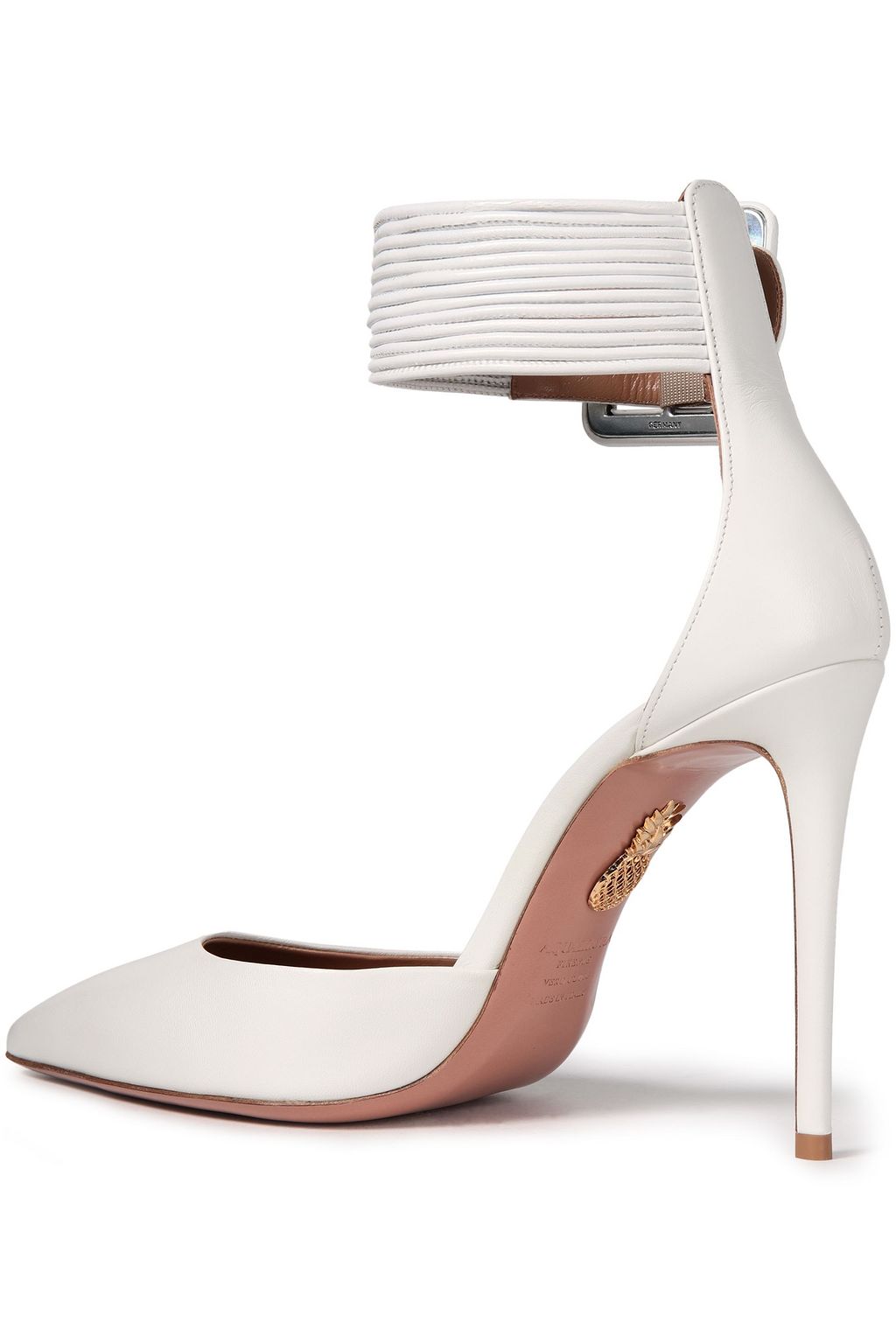 AQUAZZURA Casablanca 105 leather pumps