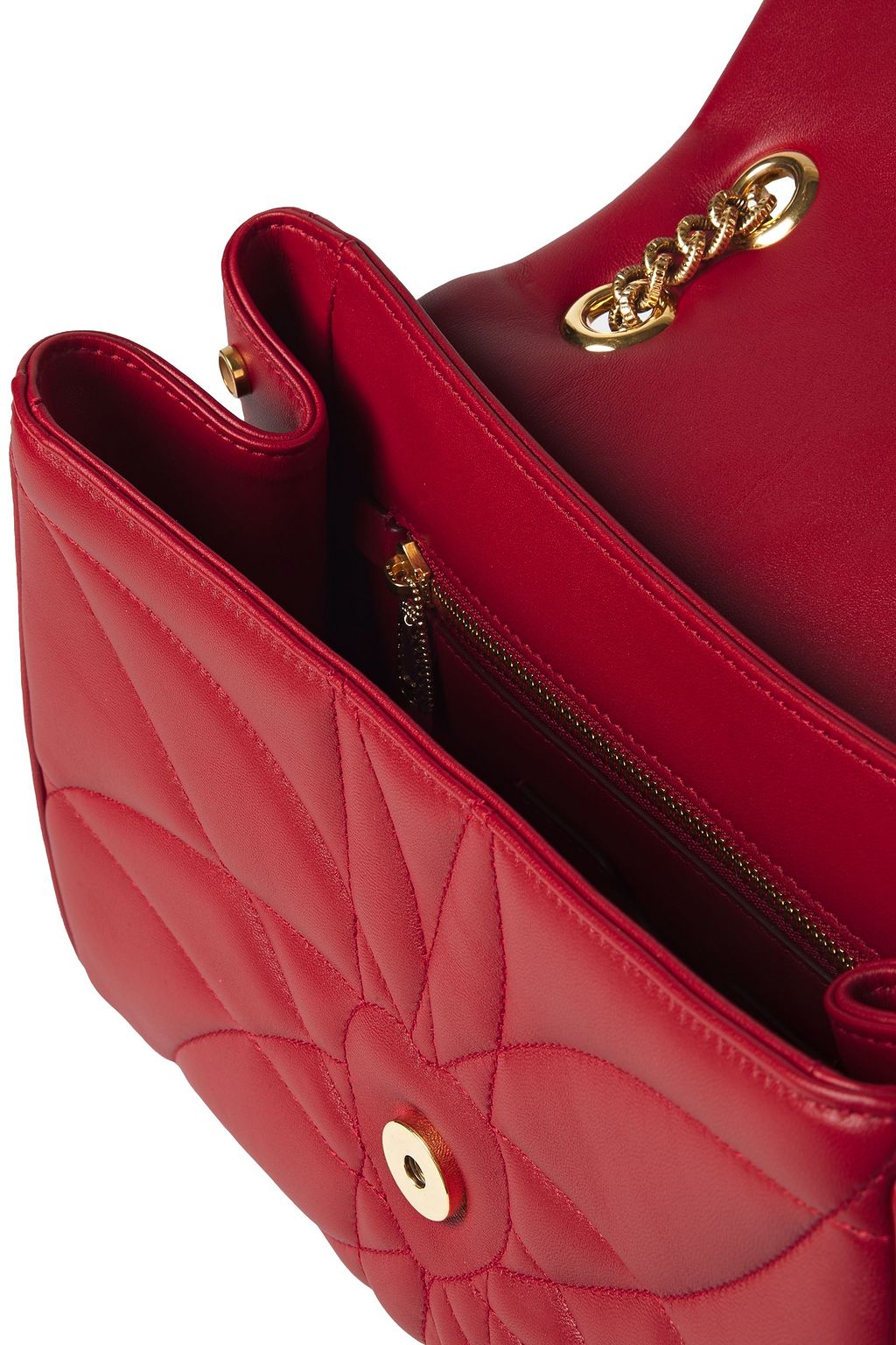 DOLCE&GABBANA Devotion large embellished quilted leather shoulder bag