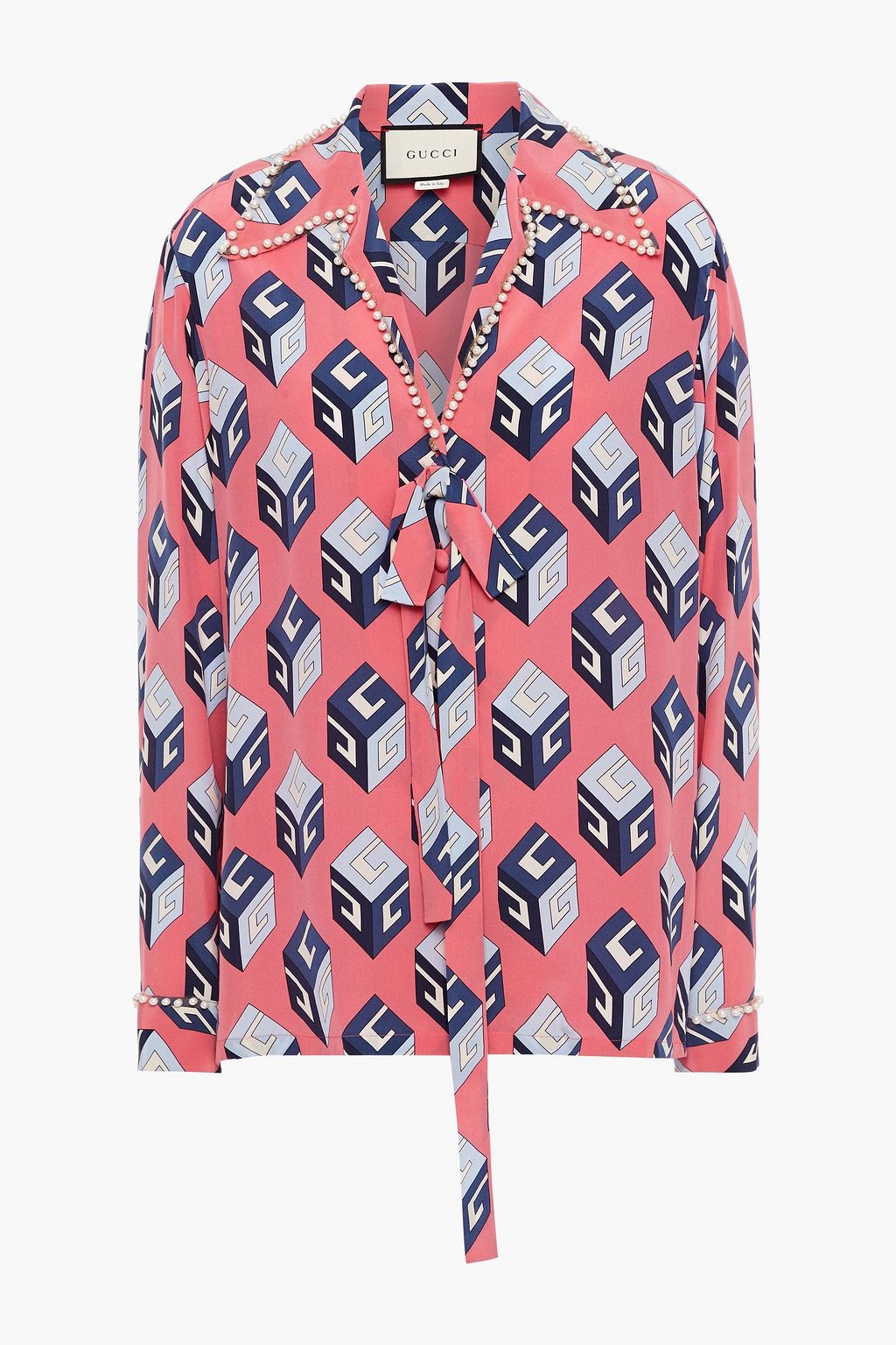 Crepe de Chine silk shirt for Women | Biffi