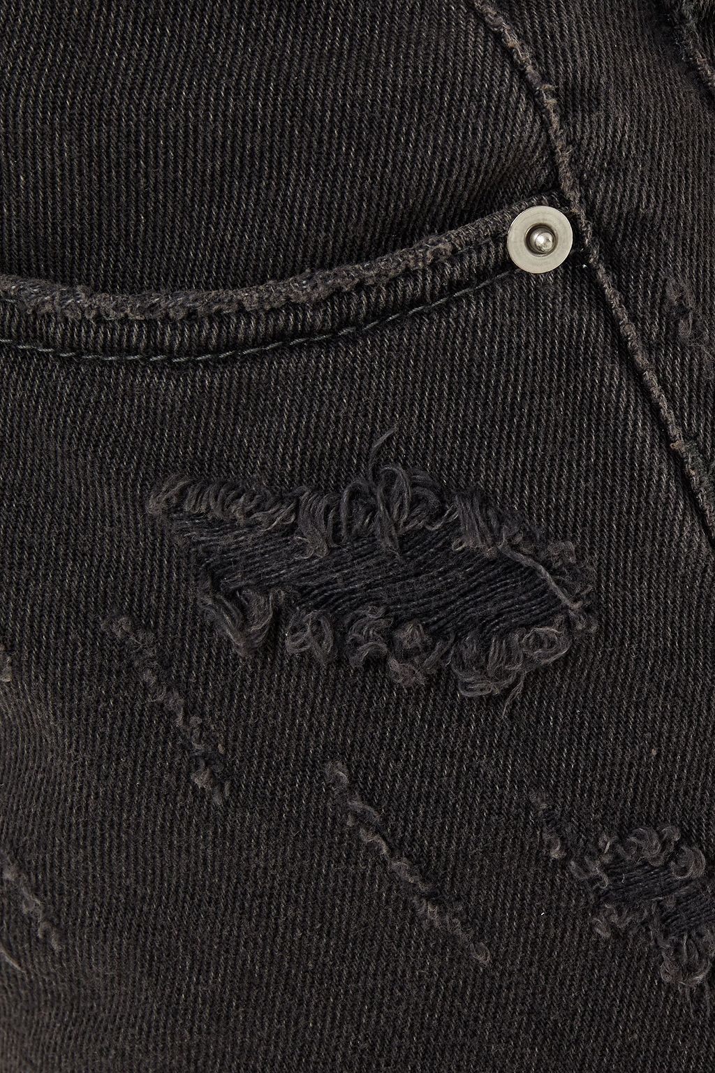 IRO Darzo distressed denim shorts