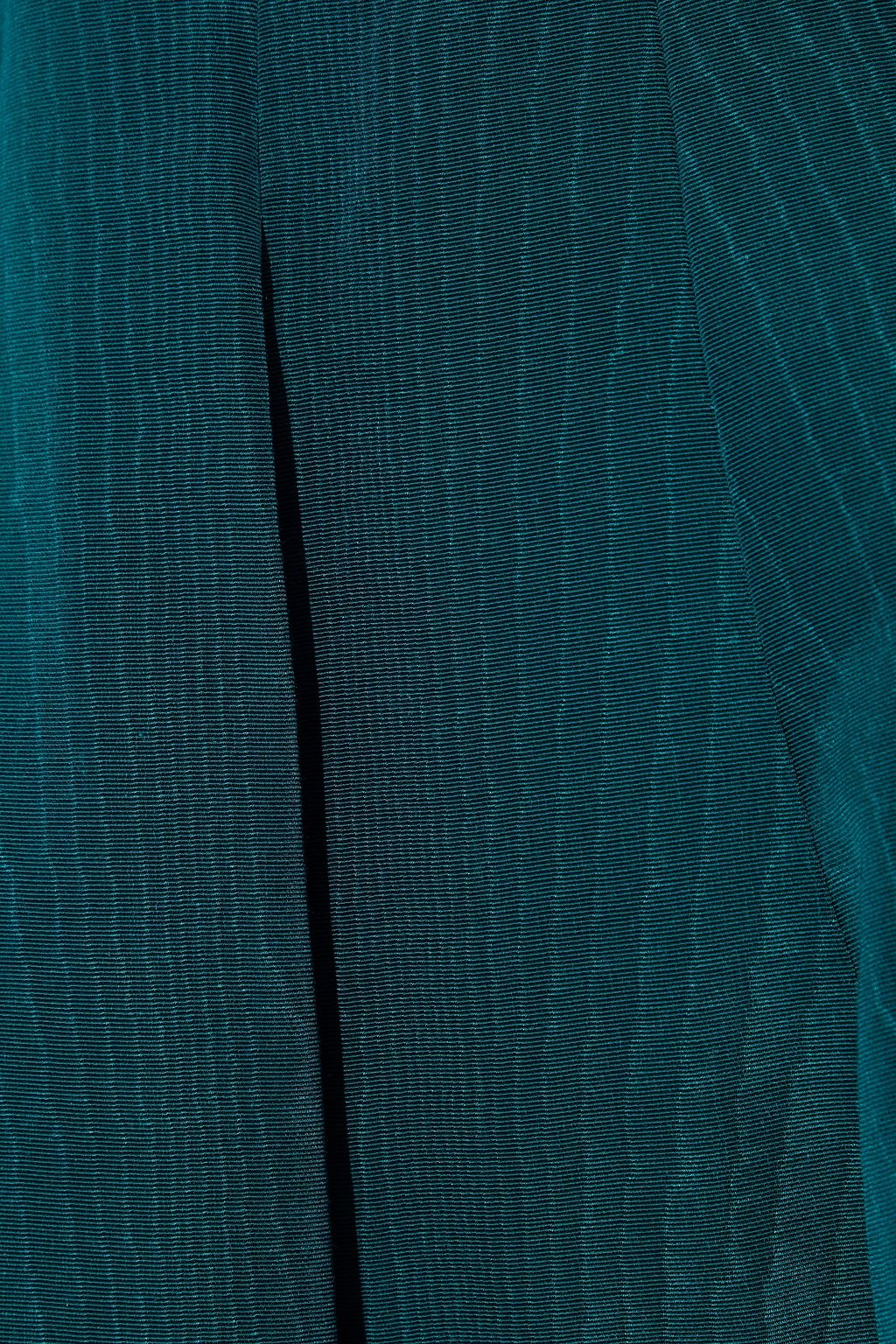 OSCAR DE LA RENTA Flared cotton-blend moire dress