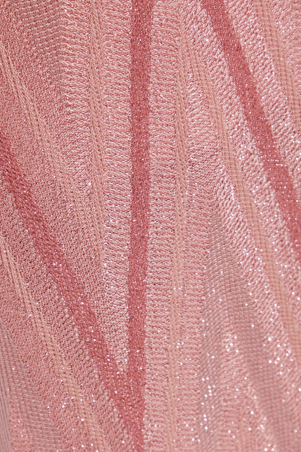 M MISSONI Metallic crochet-knit flared pants