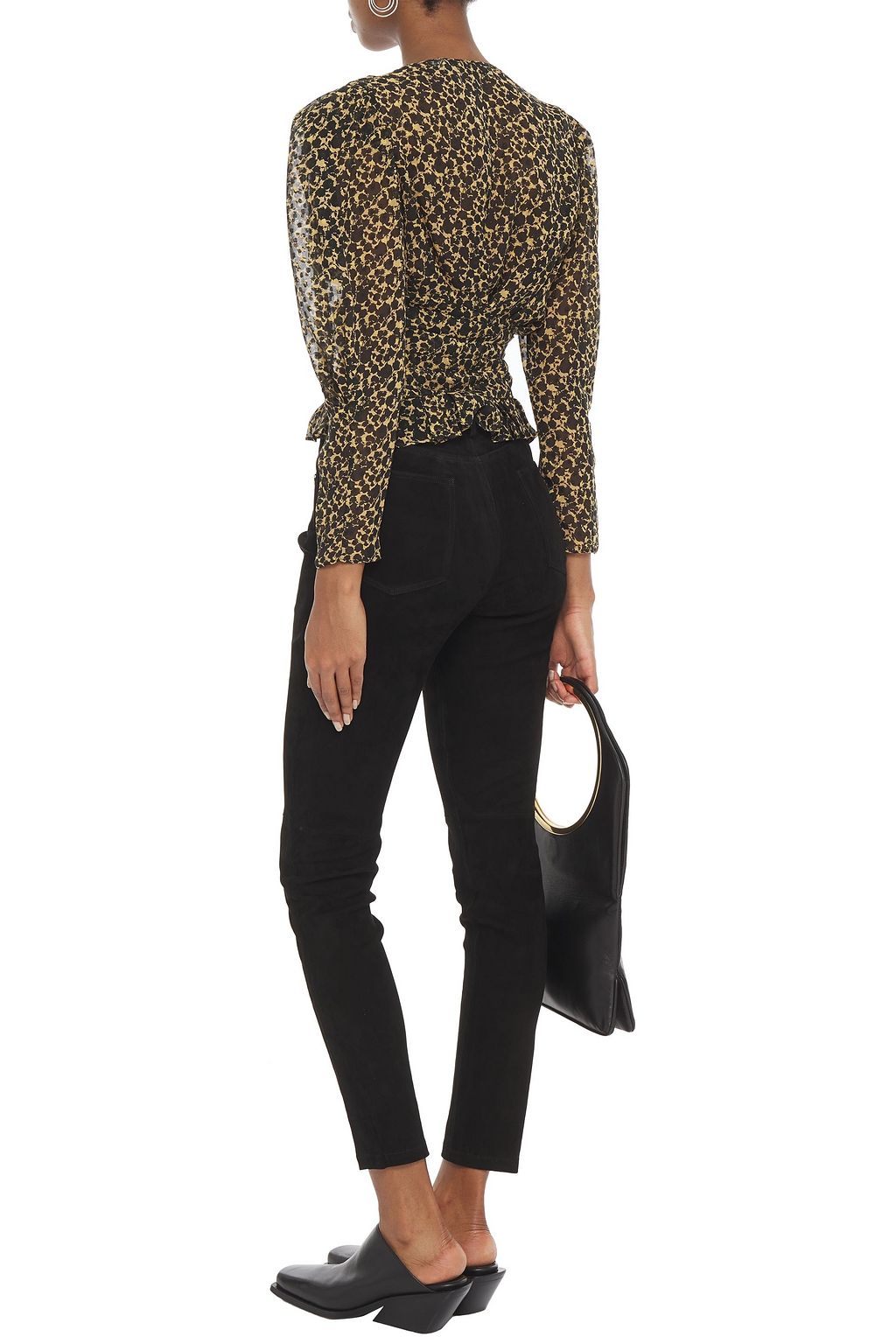 IRO Sahia suede skinny pants