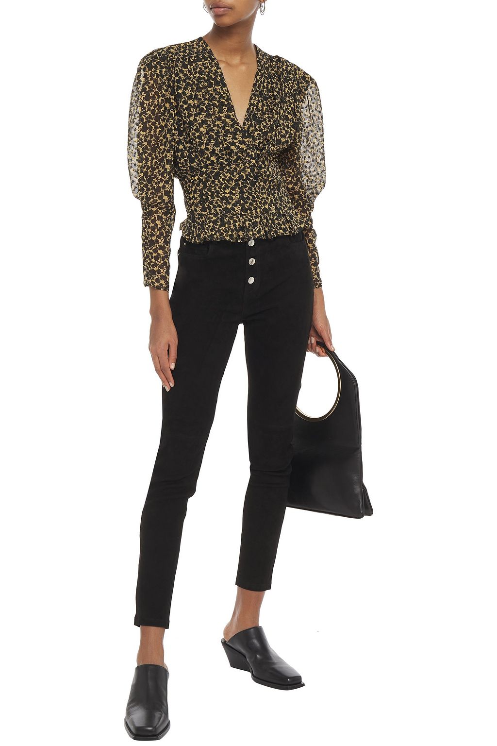 IRO Sahia suede skinny pants